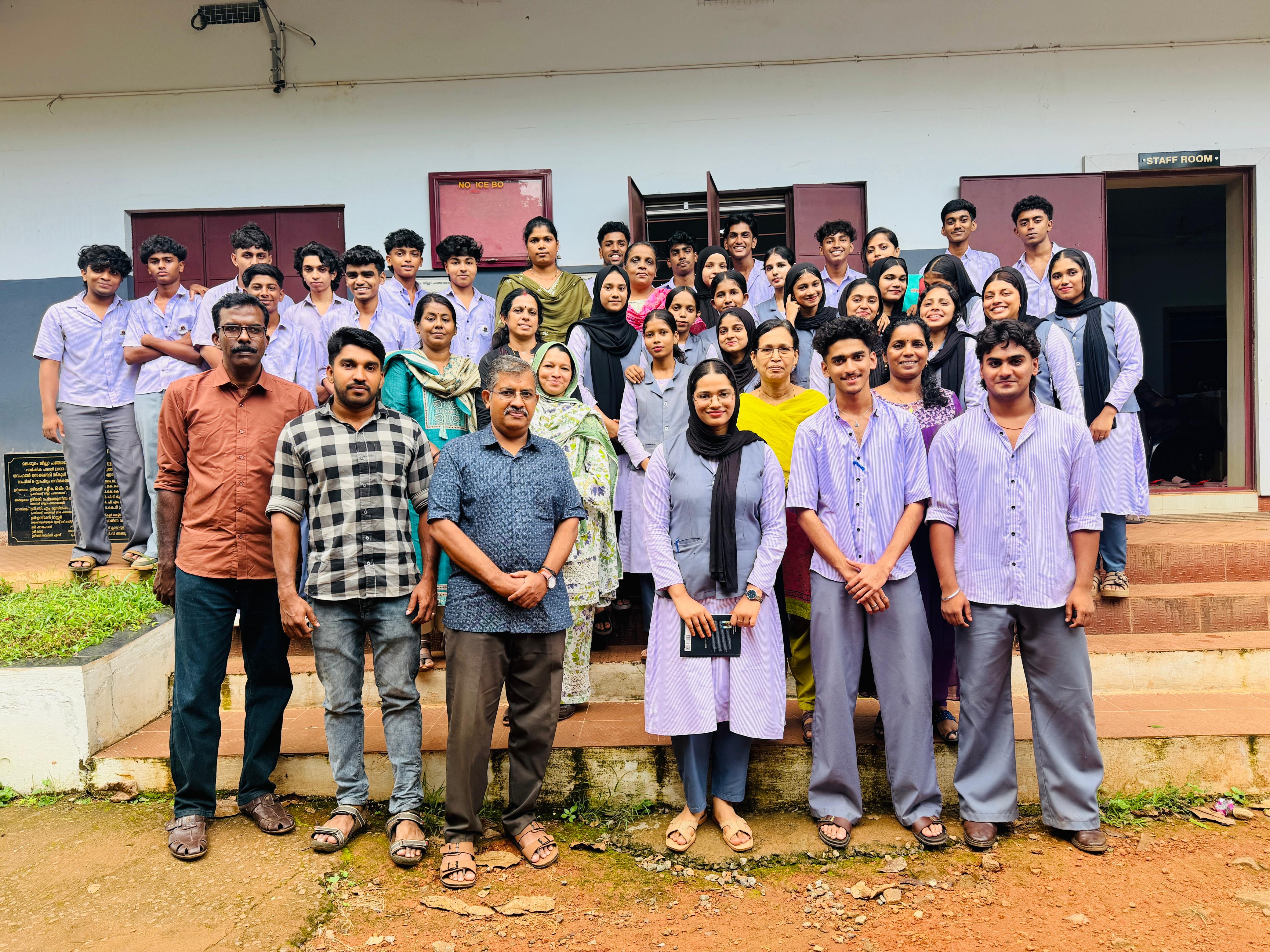 National Reading Day 2026 celebration organized by the NSS Unit of GHSS Vettathur with the participation of students, teachers, and NSS volunteers.